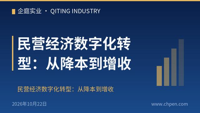 民营经济数字化转型:从降本到增收